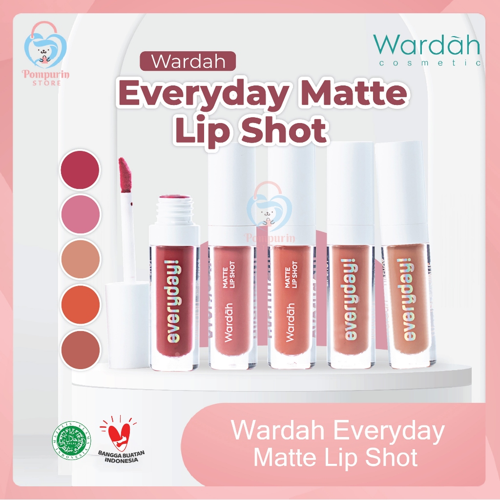 WARDAH Everyday Matte Lip Shot - Lipcream Creamy Matte