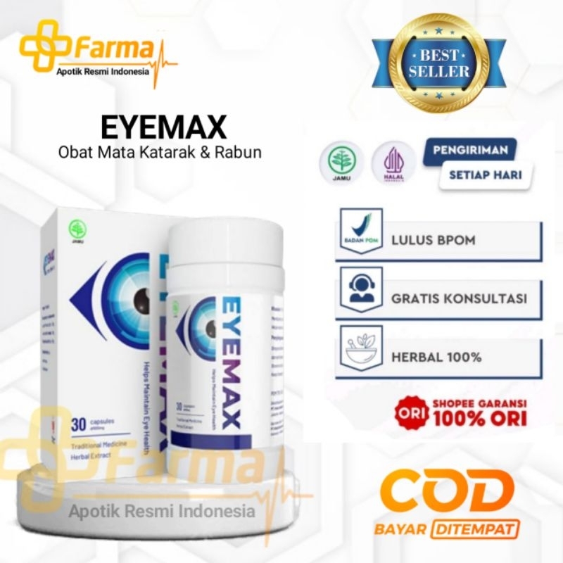 PT RESMI EYEMAX INDONESIA - EYEMAX ASLI ORIGINAL - EYEMAX OBAT MATA MINUS PLUS SILINDER GLUAKOMA RAB