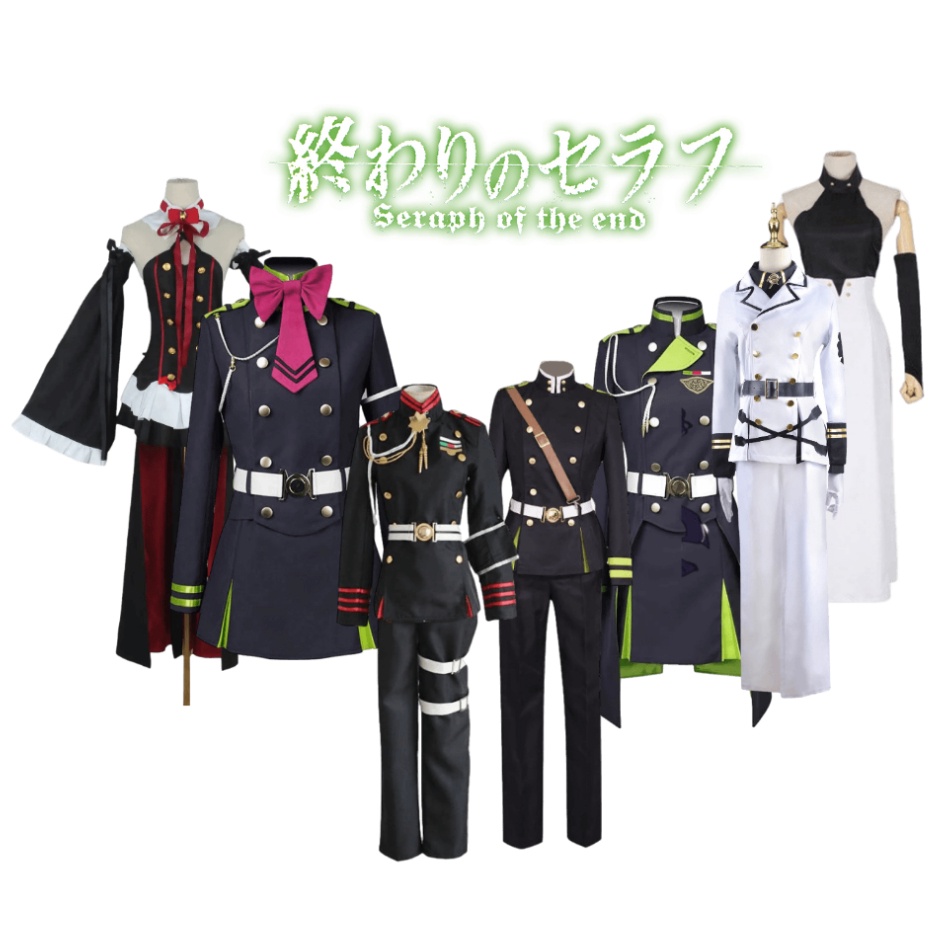 Pesan cepat ready stok Cosplay Anime Seraph Of The End Owari No Serafu Hiiragi Shinoa Guren Krul