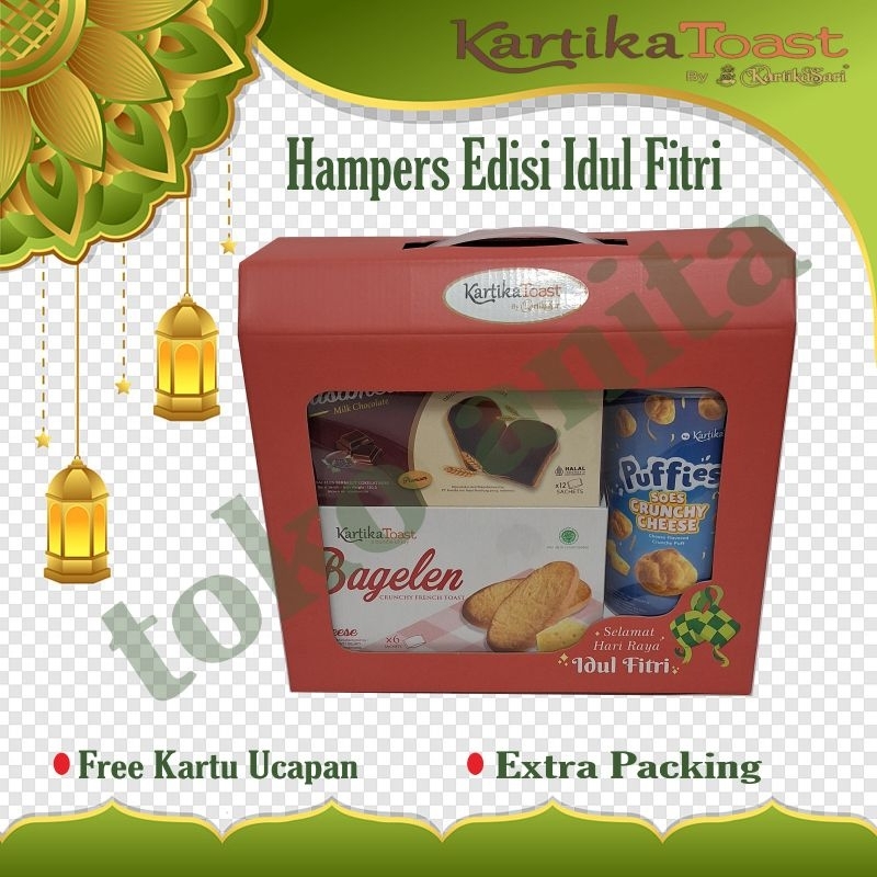 

KARTIKA SARI KARTIKA TOAST HAMPERS HEMPER HEMPERS IDUL FITRI 3S 3 KUE KARTIKASARI KARTIKATOAST BAGELEN MARCHIES PUFFIES TOAST BREAD HAMPERS IDUL FITRI PAKET KUE LEBARAN PARSEL KUE PARSEL IDUL FITRI BINGKISAN