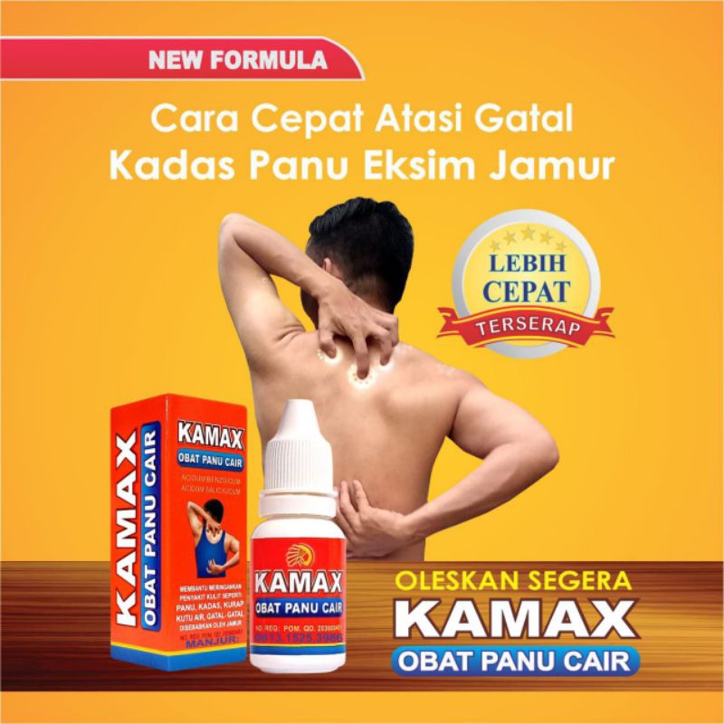 KAMAX Obat Panu Kadas Kurap Cair Mirip dengan Kalpanax