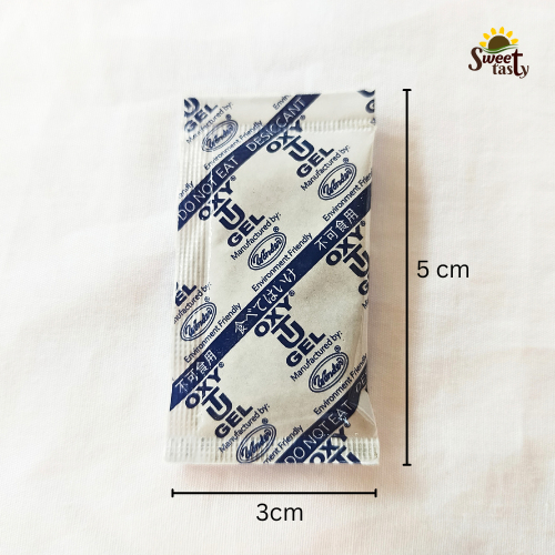 Silica Gel Oxy Food Grade - Silika Gel Khusus Makanan 2gram