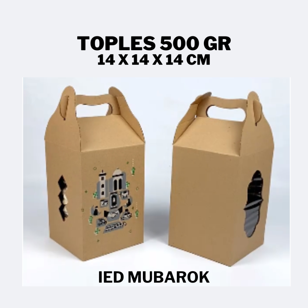 

GABLE BOX JINJING 14x14x14 DUS TOPLES ISI 2 500gr KOTAK HAMPERS KUE LEBARAN IDUL FITRI VIOLA STORES