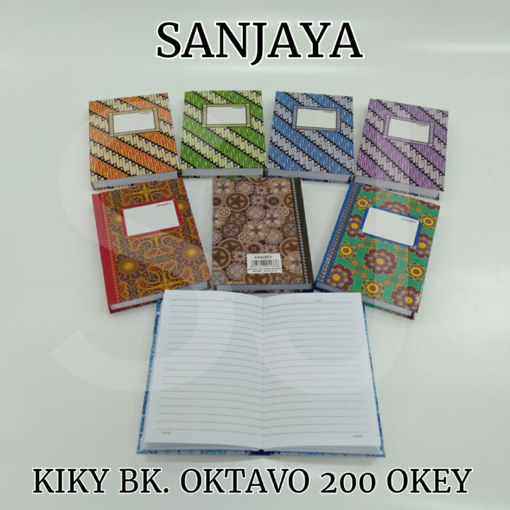 

Kiky Buku Oktavo 200 Lembar Okey / Buku Catatan Hard Cover / Buku Tulis Hard Cover / Kiky Bk. Oktavo Okey 200