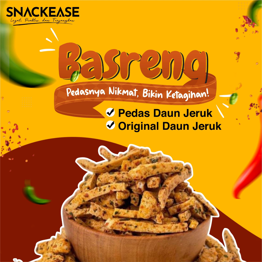 

Snackease Basreng Daun Jeruk Kiloan Murah | Snack Bakso Goreng | Camilan Viral