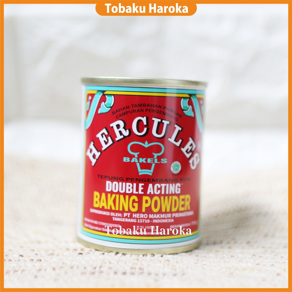 

Hercules Baking Powder Double Acting 110gr Kaleng