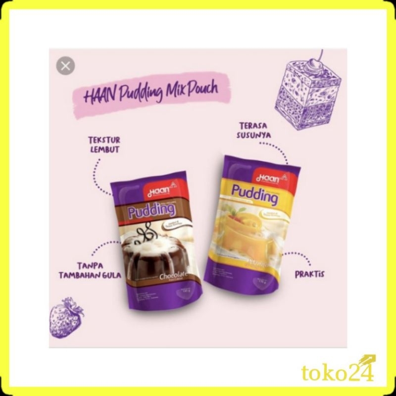 

Haan Pudding Mix Pouch 145 gr