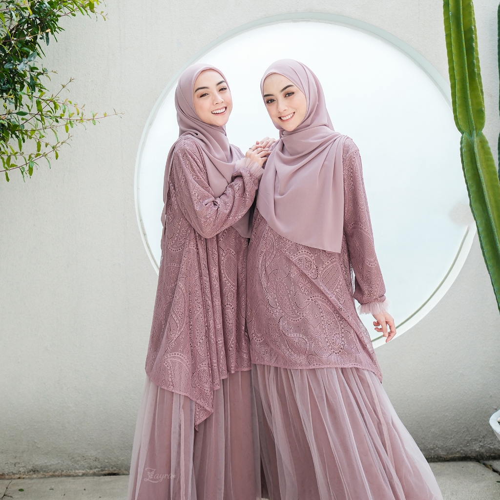 Zayra Hijab | Gamis Dewasa Kalila Family Set-2
