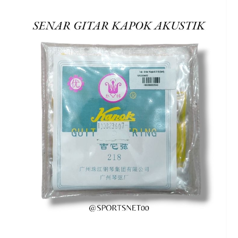 Senar Gitar / Tali Gitar Kapok Akustik ORIGINAL(Import China)