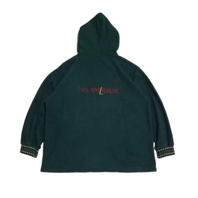 Vintage YSL fleece Zip hoodie