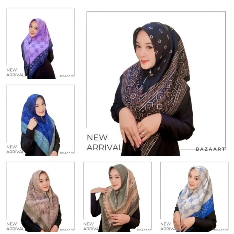 HIJAB RESLETING ZIPPER voal premium INSTAN