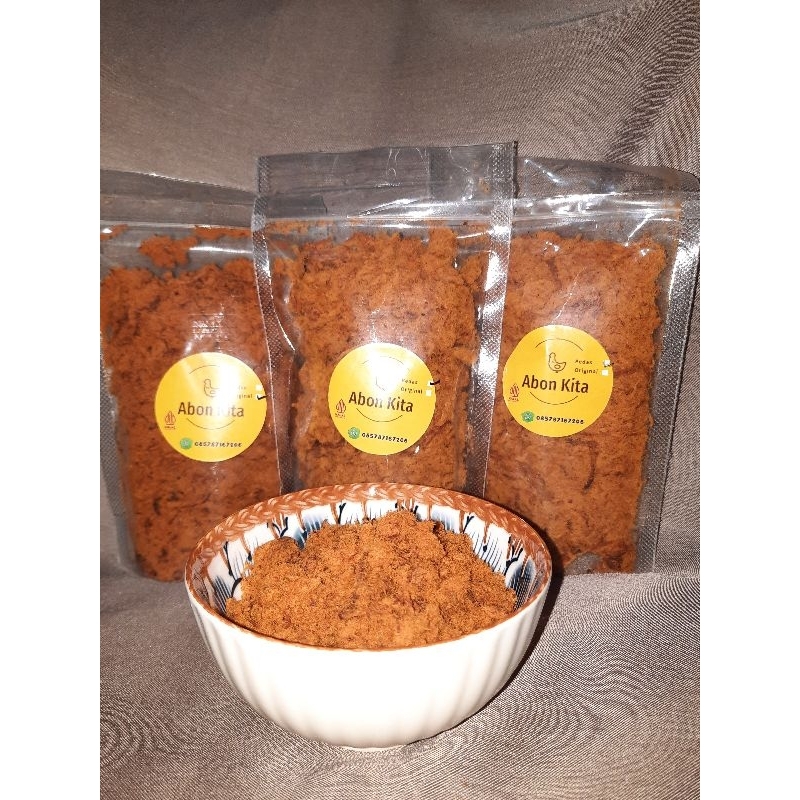 

Abon ayam premium dijamin daging ayam asli 100gram