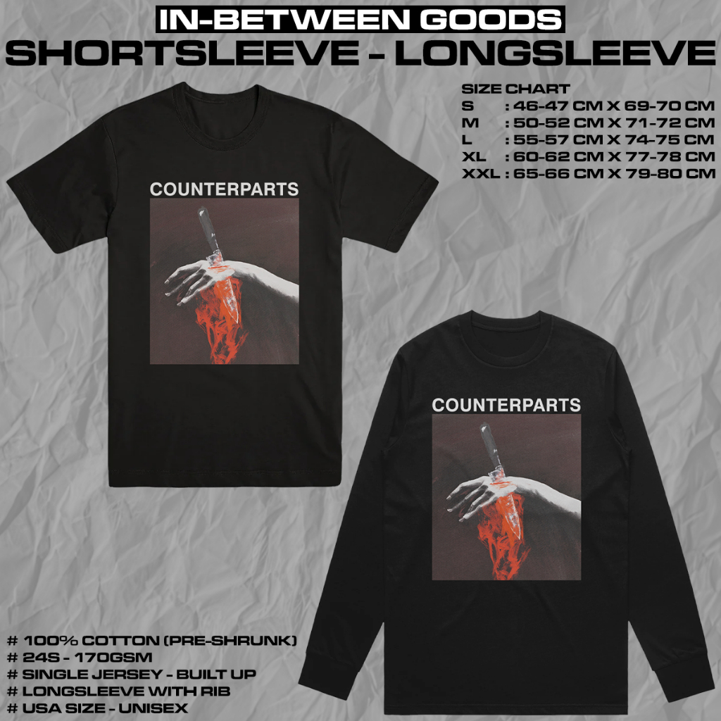 COUNTERPARTS - NOTHING LEFT TO LOVE | T-SHIRT | LONGSLEEVE | BAND MERCH