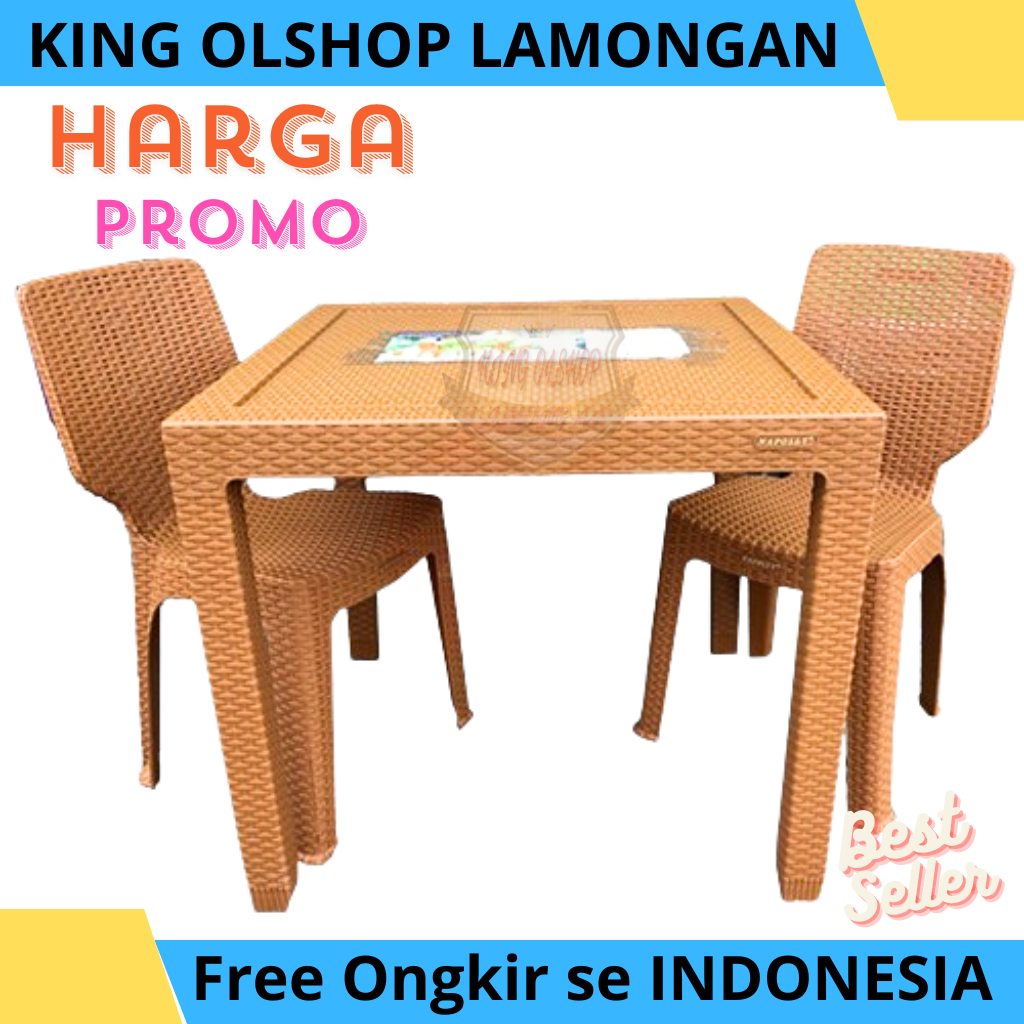Meja Makan Plastik Napolly MRS 8873 [LAMONGAN]