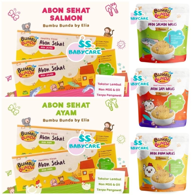 

BUMBU BUNDA ABON SEHAT NON MSG 45g- MPASI ANAK