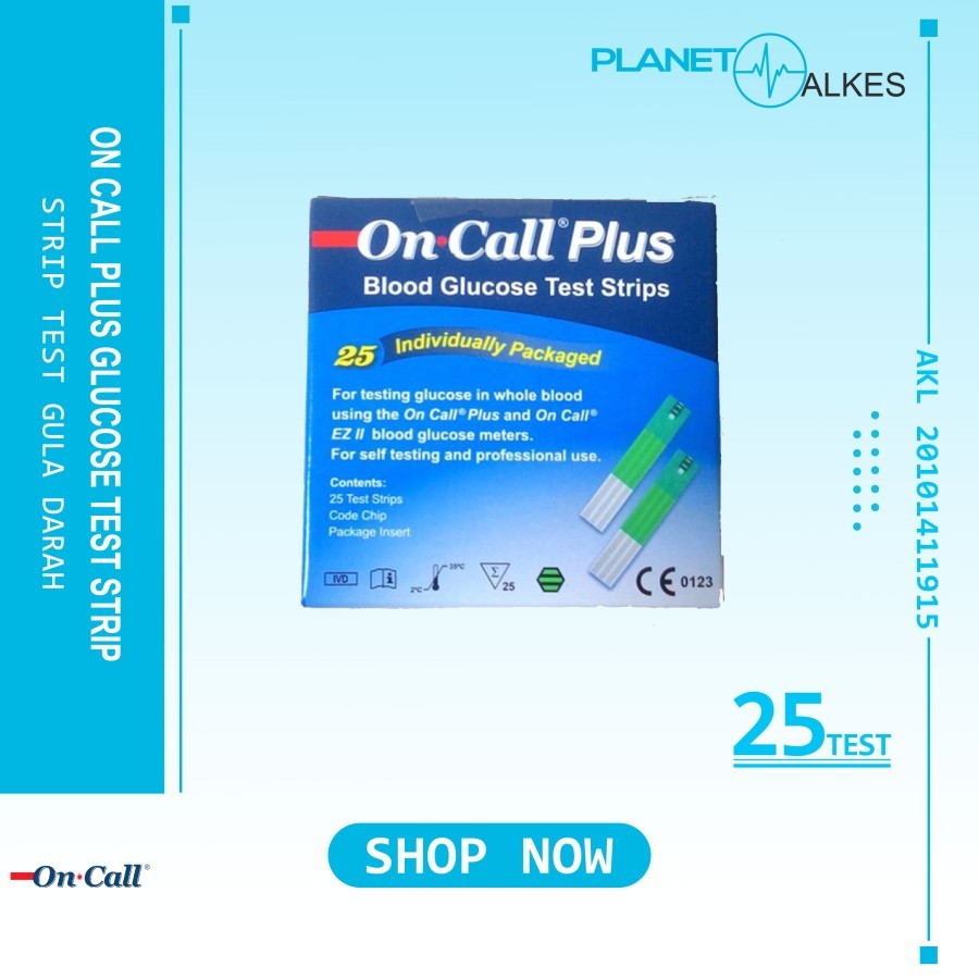 ONE CALL PLUS STRIP GULA DARAH / ACON ON CALL PLUS STRIP GULA DARAH /STREP GULA DARAH ON CALL PLUS 2