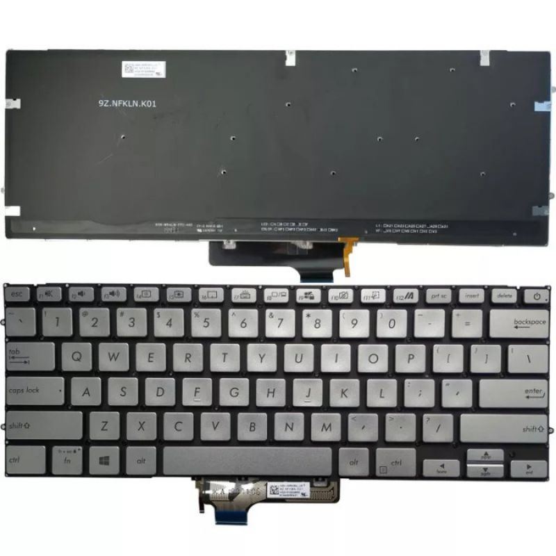 Keyboard Asus Zenbook 13 UM431 UM431D UM431D Backlight