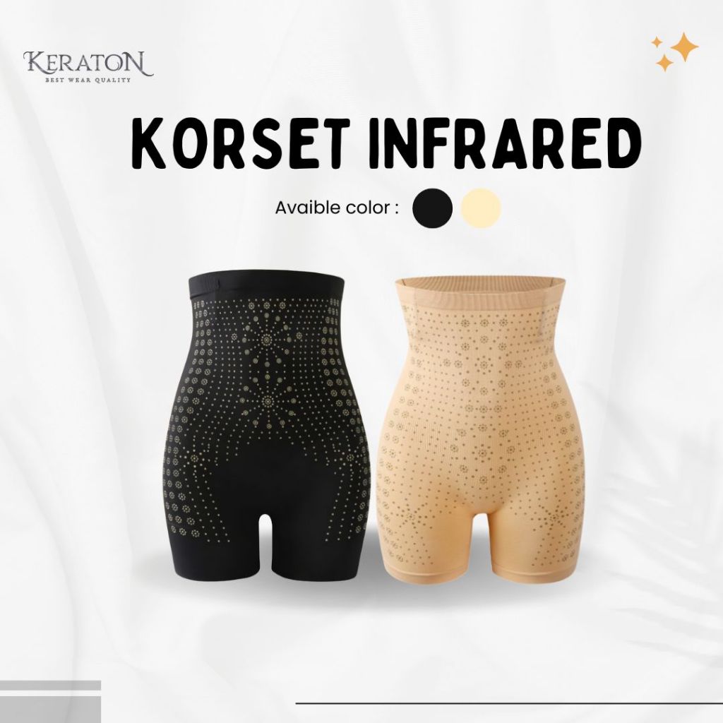 Korset celana infrared ori - korset pelangsing perut buncit