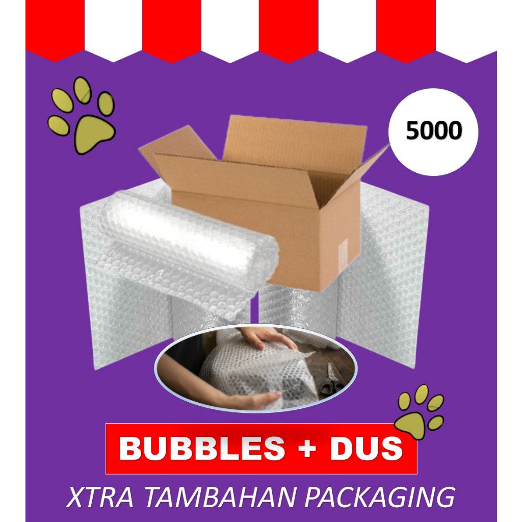 

Pembungkus kado & Kemasan Paket | packaging EXTRA BUBBLES + DUS