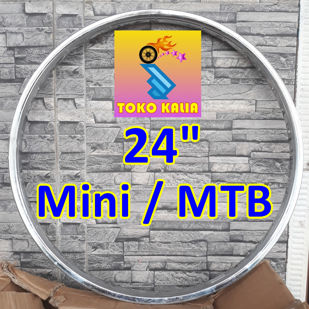 Velg Pelek Besi Sepeda Ukuran 24 Mini Dewasa/ 24 MTB - ODESSY