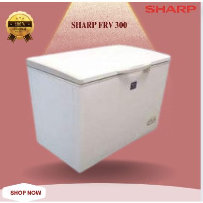 CHEST FREEZER SHARP FRV 300 Freezer pembeku daging TERMURAH ORIGINAL/FRV-300/FRV300/FRV 300