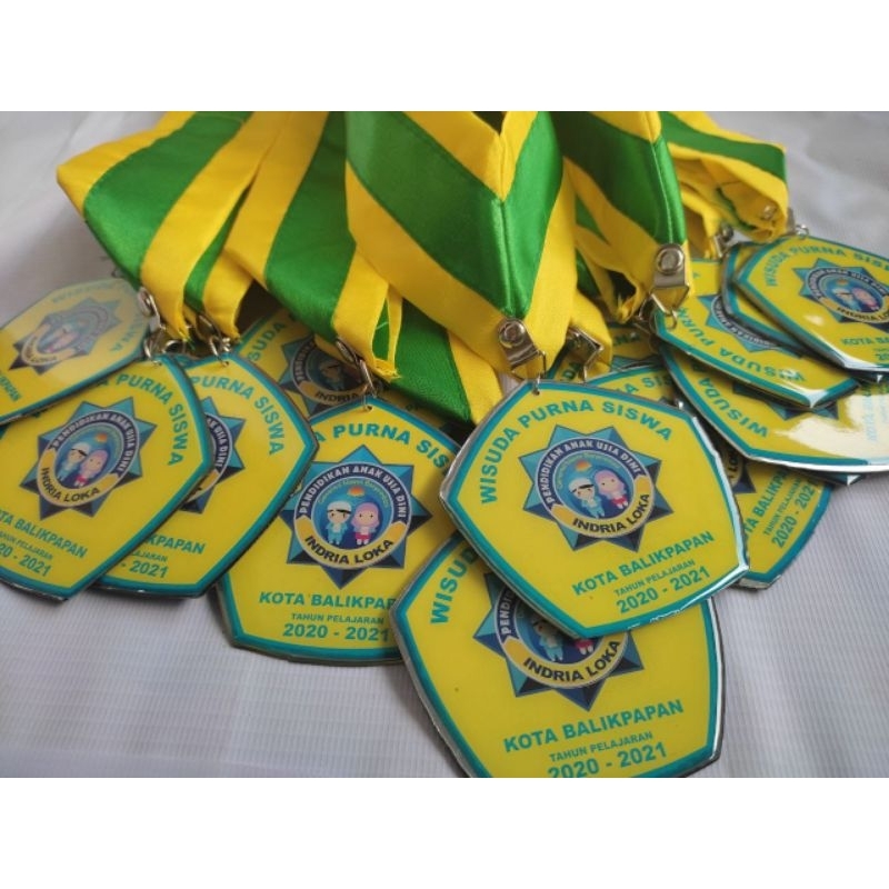 Medali wisuda | medali kelulusan sekolah | Gordon wisuda | medali stainliss resin | medali custom