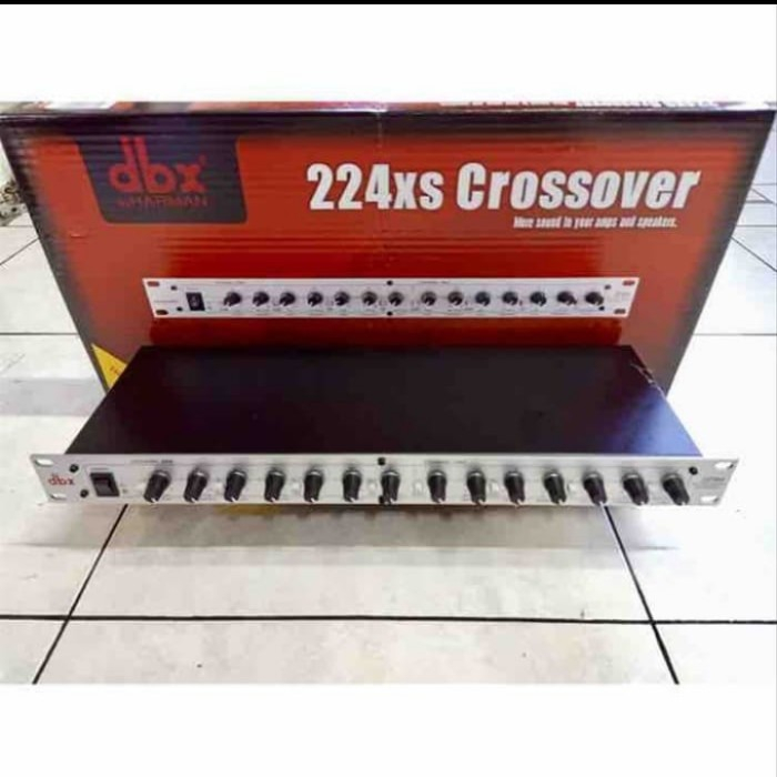 CROSSOVER DBX 224 XS / DBX 224-XS / DBX 224XS SUB 4 WAY XLR BALANCED IN AND OUT