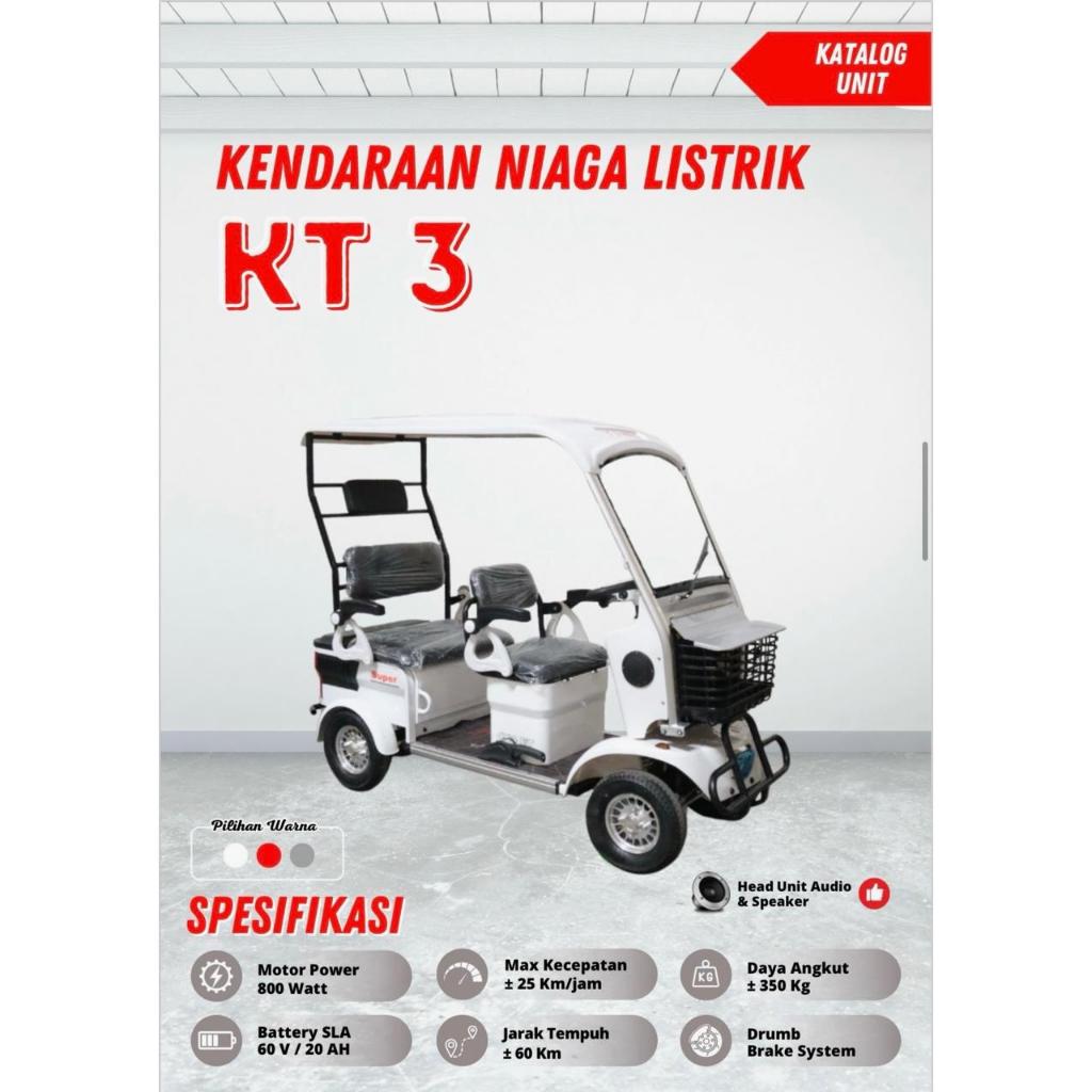 Mobil Listrik Golf Uwinfly KT2 / KT3 / U-WINFLY U winfly Electric Car Roda Empat / Buggy Car Golf El