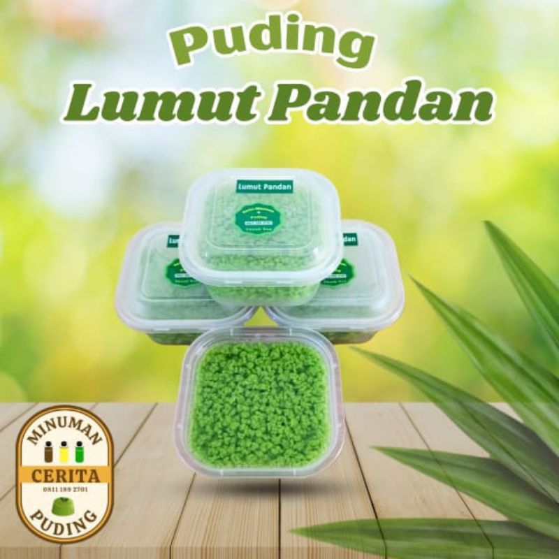 

Puding Lumut Pandan cup 120 ml