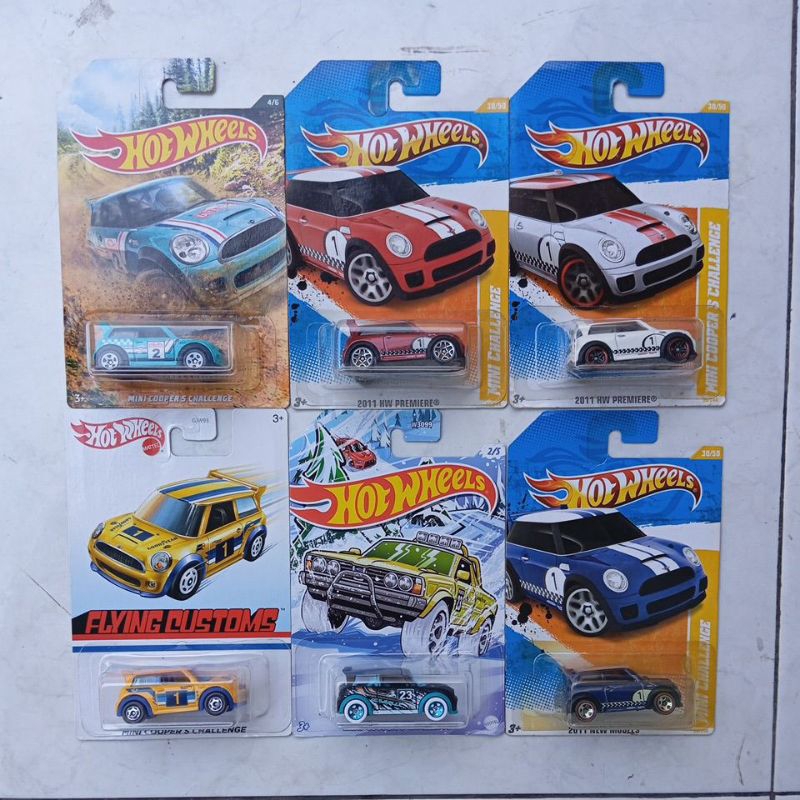 hotwheels mini cooper s challenge