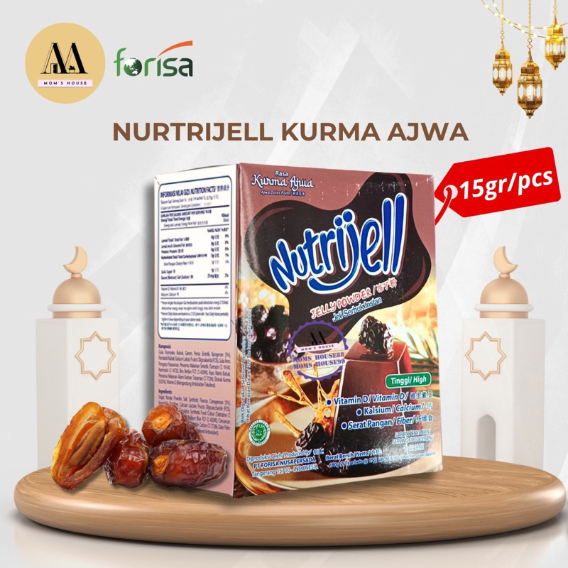 

NUTRIJELL JELI KURMA REGULER @15 Gr - BOX ( isi 12 pcs)