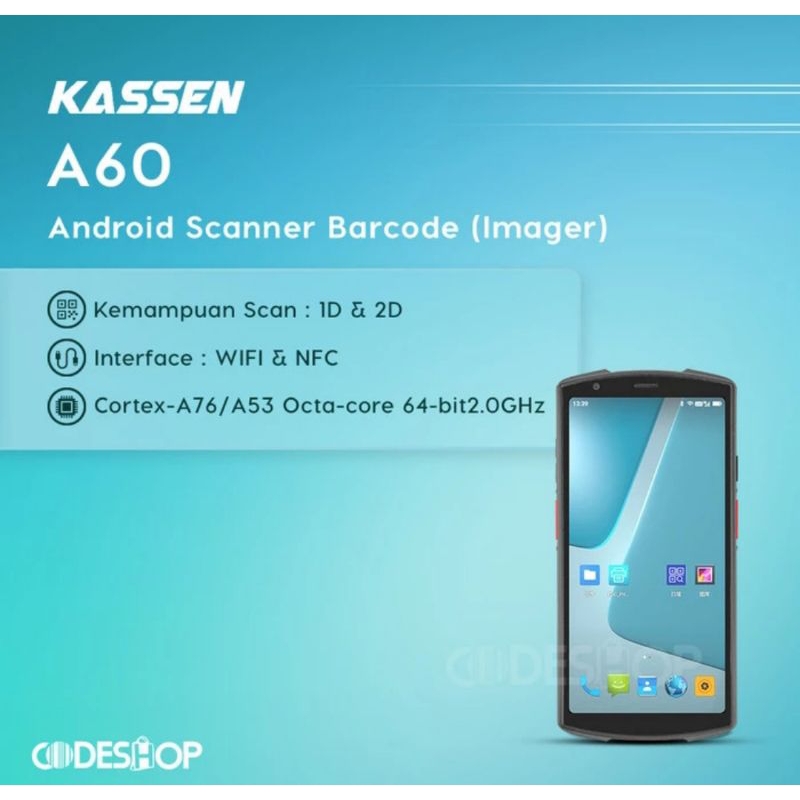 Kassen A60 portable scan barcode android mobile PDA