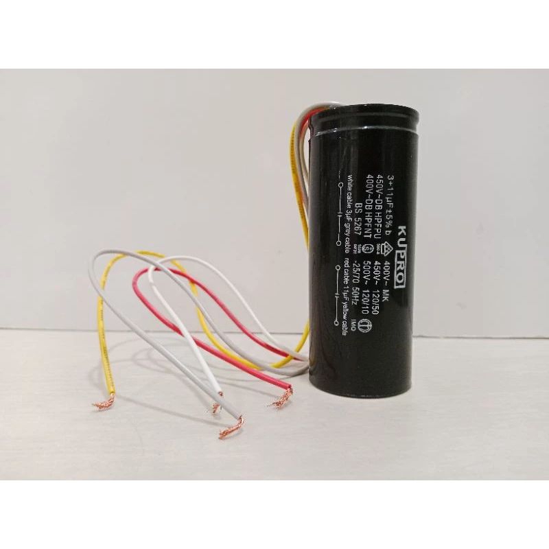 Kapasitor Mesin Cuci 11+3uF 450V / Kapasitor Mesin Cuci 3+11uF