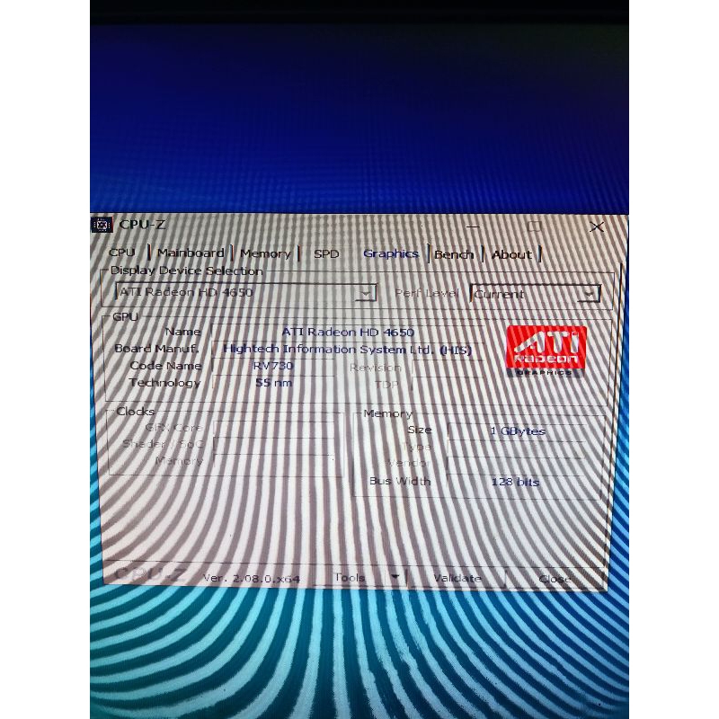 ATI RADEON 4650 HD VGA CARD 1GB DDR2 128BITS