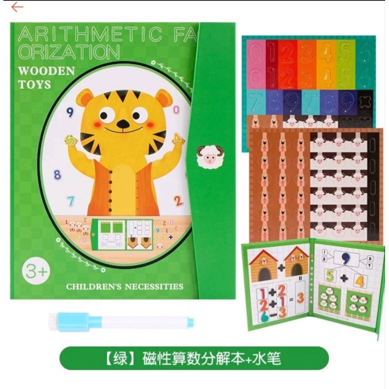 magnetic number / mainan angka / magnetic counting / mainan berhitung anak / buku berhitung magnet 1