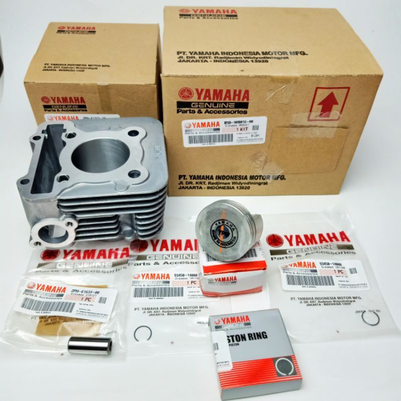 Cylinder Blok Assy Piston Kit B5D Seher Set Mio M3 MioZ Freego Ori YGP