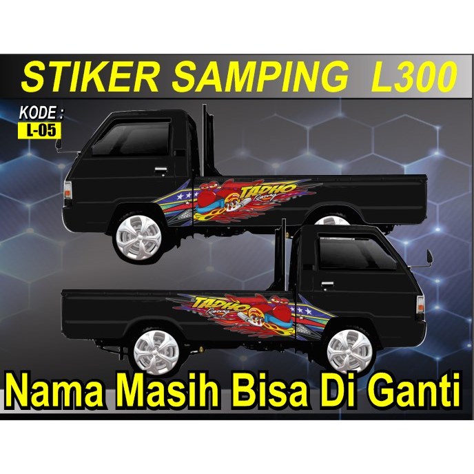 Stiker decal pickup l300 stiker decal l300