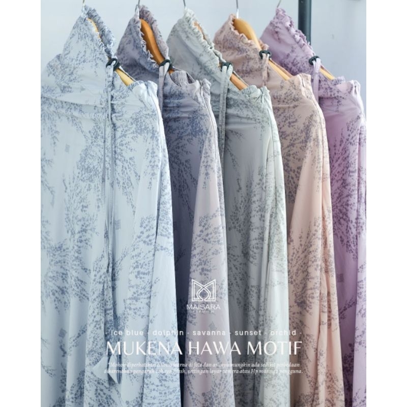 Mukena Hawa Motif (Hamot) Maisara Premium