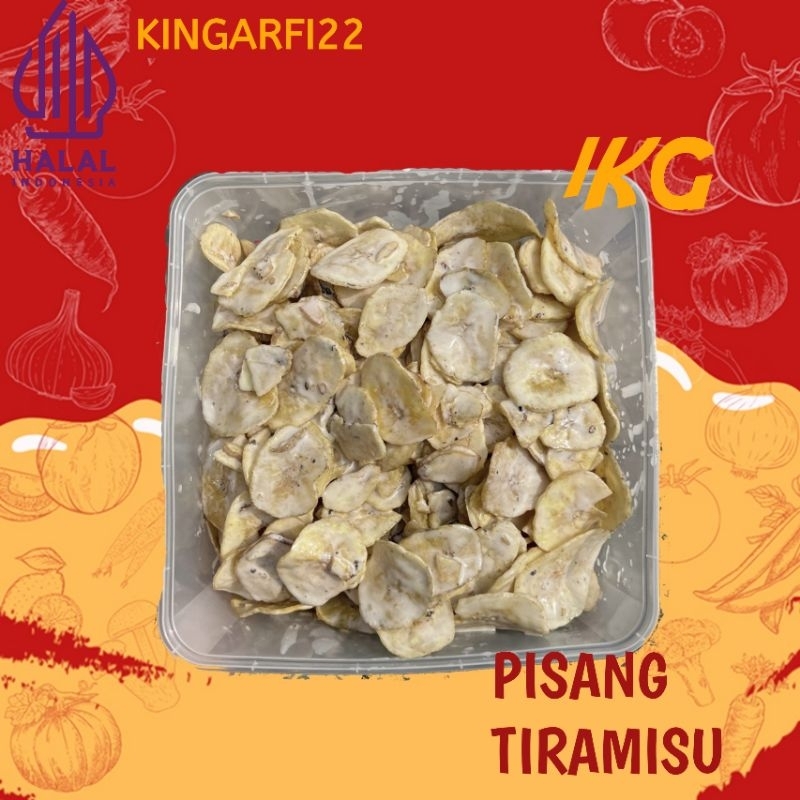 

1KG KRIPIK PISANG TIRAMISU BEST SELLER