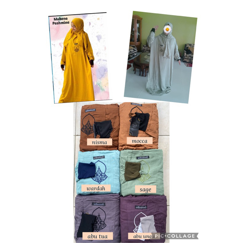 mukena pasmina terompah yabasmah/mukena pasmina yabasmah