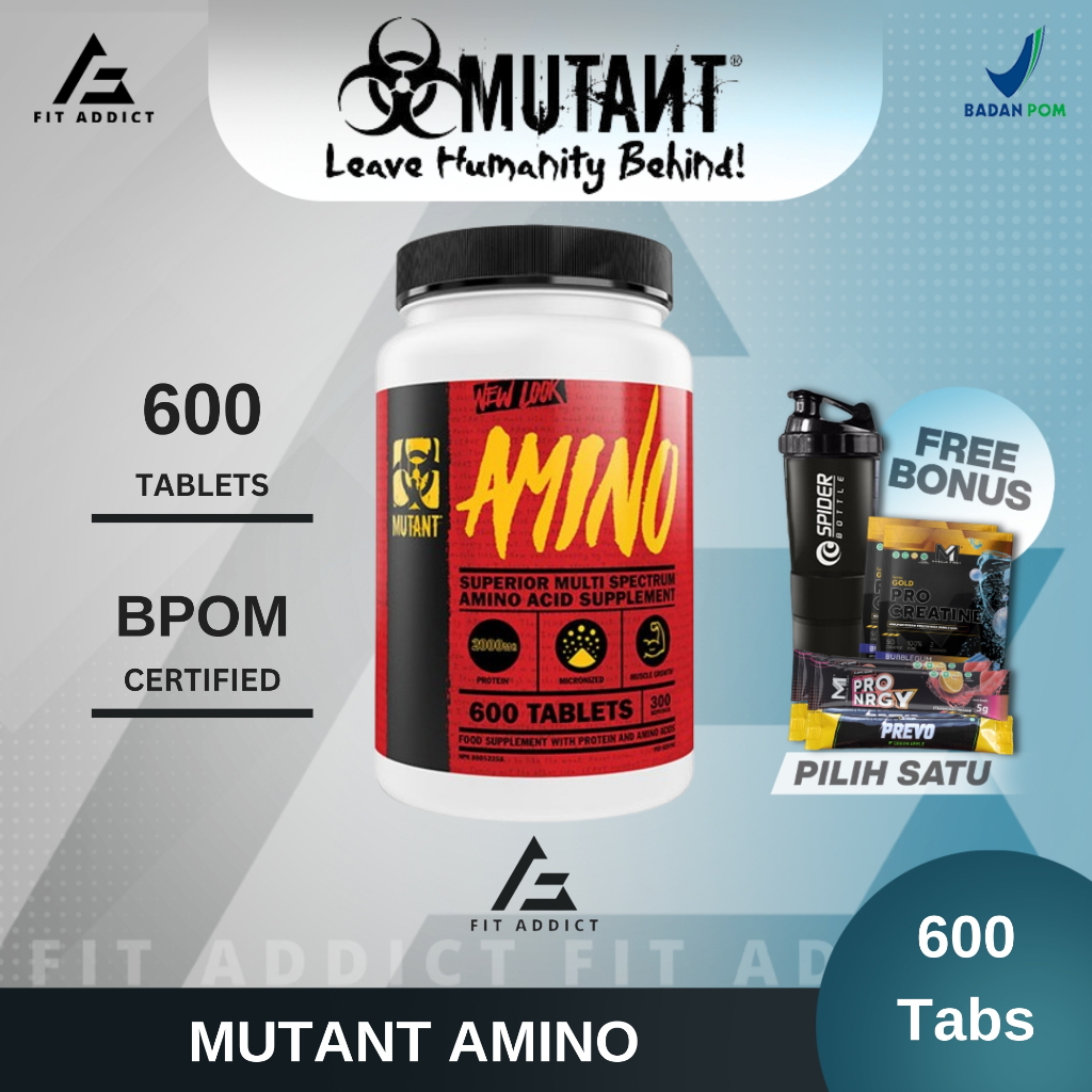 Mutant Amino isi 600 Tablet 600 Tabs 600tabs 600 tablets Amino Protein