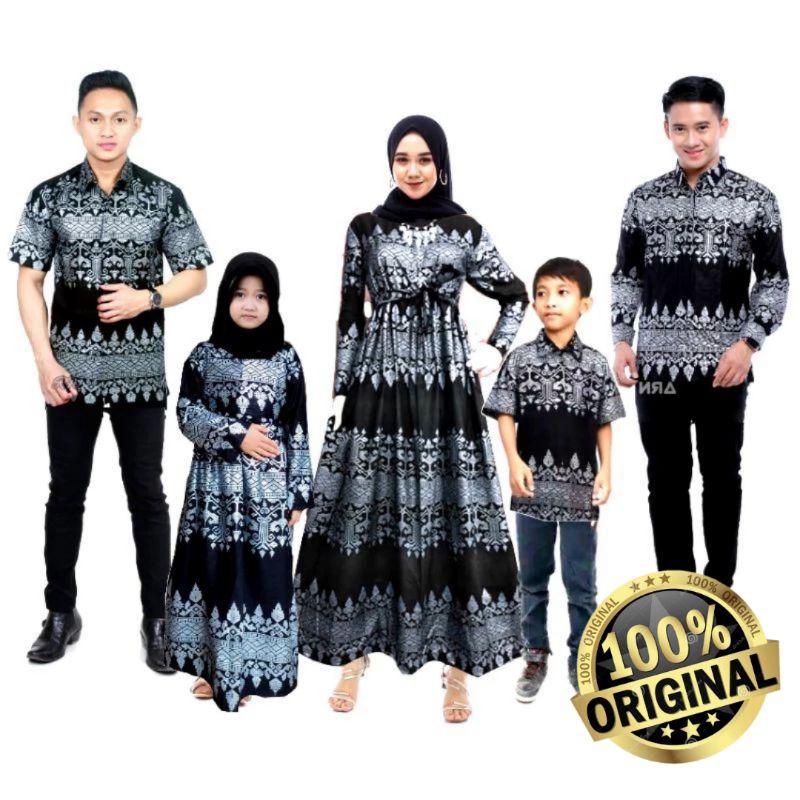 BATIK COUPLE KELUARGA - BATIK PRADA - BATIK KELUARGA - KEMEJA BATIK - GAMIS BATIK - TUNIK BATIK - DR