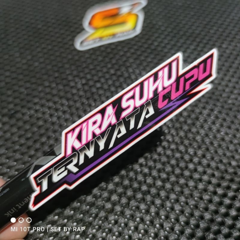 

stiker kukira suhu sekalinya cupu