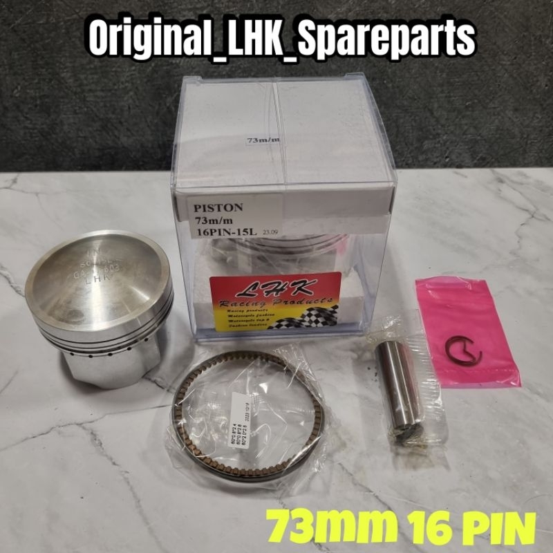 Piston Seher LHK 73 73mm PIN PEN 16 Set Ring Piston Seher Original LHK Thailand 