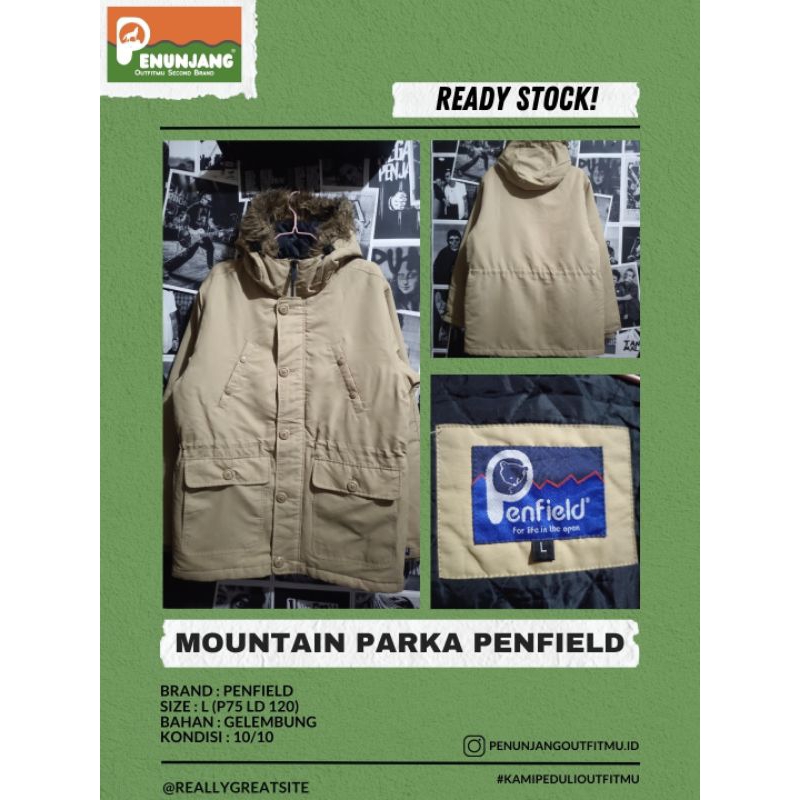 jaket outdoor mountain parka penfield