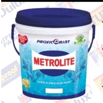 cat tembok metrolite putih 3 liter / 5kg
