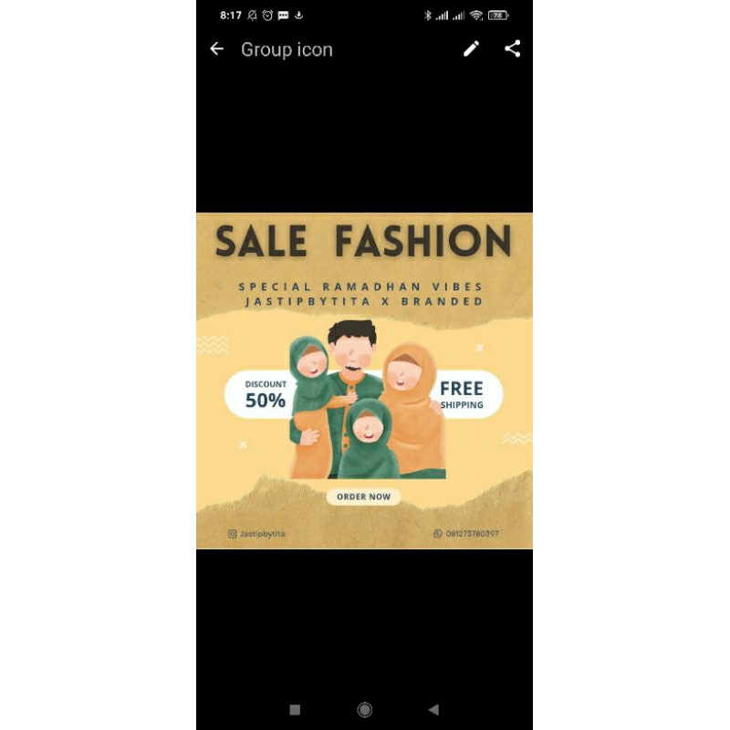 Produk Gudang Fashion Bandung Baju gamis abaya JastipByTita