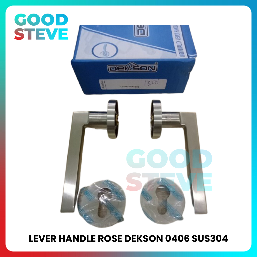 LEVER HANDLE ROSE DEKSON 0406 SUS304