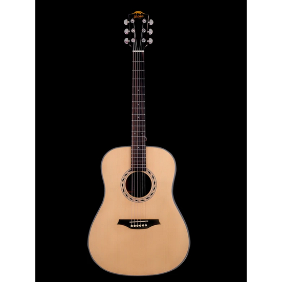 GITAR FOLK BROMO DREADNOUGHT NATURAL W/BAG ( BAB 1 )