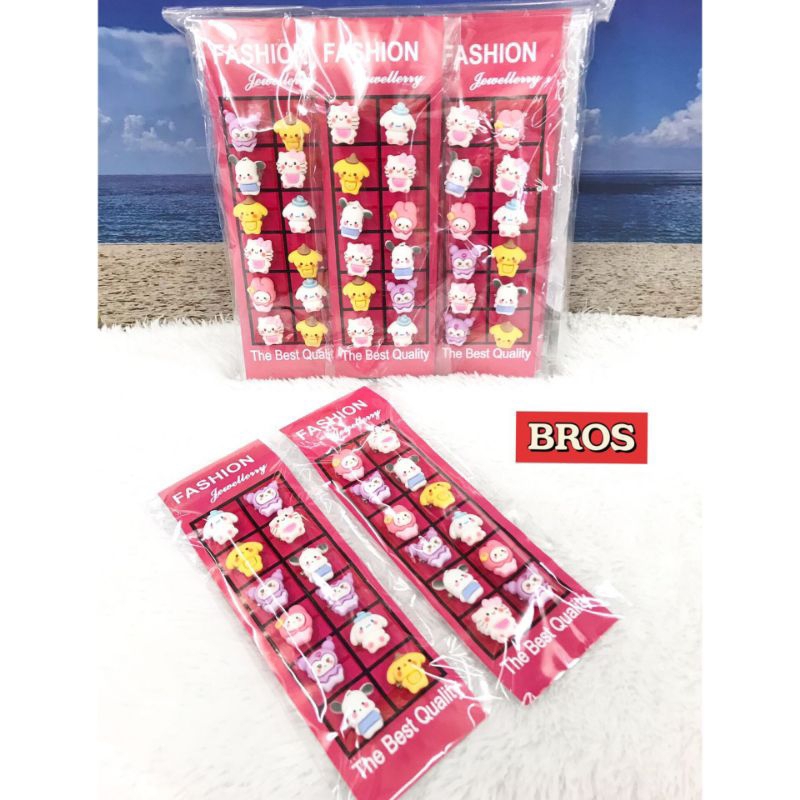 BROS DAGU KECIL KARAKTER SANRIO MIX/BROS HIJAB KECIL MIX/ BROS HIJAB ANAK SATUAN